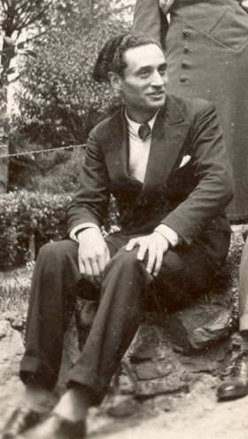 Giovanni Ghini nel 1932 dopo il carcere